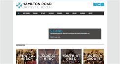 Desktop Screenshot of hamiltonroadbaptist.com